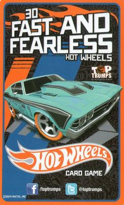 2014 Top Trumps 30 Fast And Fearless Hot Wheels #NNO Circle Trucker Back
