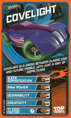 2014 Top Trumps 30 Fast And Fearless Hot Wheels #NNO Covelight Front