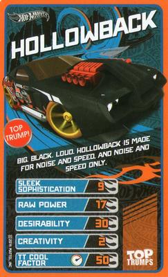 2014 Top Trumps 30 Fast And Fearless Hot Wheels #NNO Hollowback Front