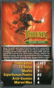 2007 Top Trumps Marvel Max #NNO Phoenix Front