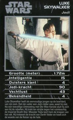 2012 Top Trumps Specials Star Wars Episodes 4-6 (Dutch) #NNO Luke Skywalker Front
