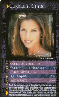 2001 Top Trumps Buffy The Vampire Slayer #NNO Cordelia Chase Front