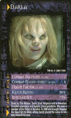 2001 Top Trumps Buffy The Vampire Slayer #NNO Darla Front