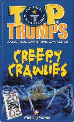 2002 Top Trumps Creepy Crawlies #NNO Title Card Front