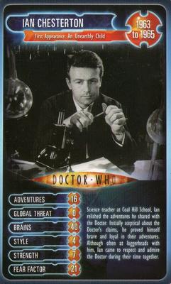 2008 Top Trumps Doctor Who 45 Years of Time Travel #NNO Ian Chesterton Front