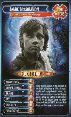 2008 Top Trumps Doctor Who 45 Years of Time Travel #NNO Jamie McCrimmon Front