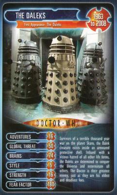 2008 Top Trumps Doctor Who 45 Years of Time Travel #NNO The Daleks Front