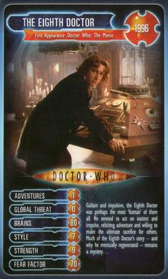 2008 Top Trumps Doctor Who 45 Years of Time Travel #NNO The Eighth Doctor Front