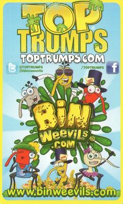 2010 Top Trumps Specials Bin Weevils #NNO Clott Back