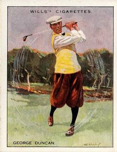 1930 Wills's Famous Golfers #4 George Duncan Front
