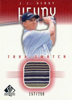 2001 SP Authentic - Tour Swatch Red #JJ-TS J.J. Henry Front