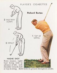1939 Player's Golf #6 Richard Burton Front
