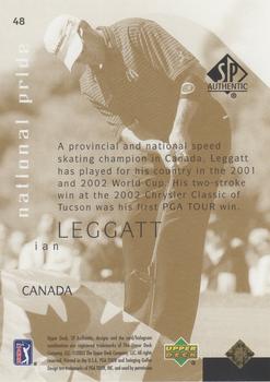 2003 SP Authentic - Limited #48 Ian Leggatt Back