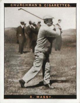1928 Churchman's Famous Golfers 2nd Series (Large) #7 Arnaud Massy Front