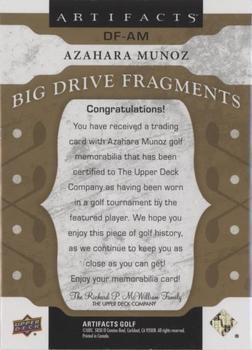 2021 Upper Deck Artifacts - Big Drive Fragments Premium #DF-AM Azahara Munoz Back