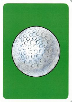 2005 Hero Decks Golf Heroes Playing Cards #3♥ Larry Nelson Back