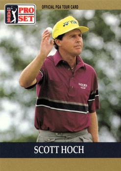 1990 Pro Set PGA Tour #13 Scott Hoch Front