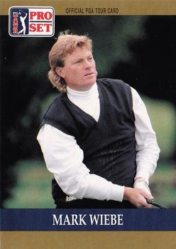 1990 Pro Set PGA Tour #29 Mark Wiebe Front