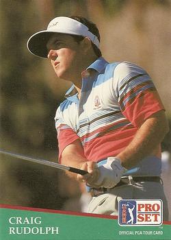 1991 Pro Set PGA Tour #10 Craig Rudolph Front