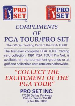 1991 Pro Set PGA Tour #NNO Compliments of PGA Tour Front