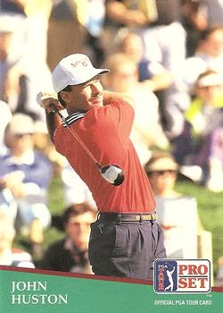 1991 Pro Set PGA Tour #19 John Huston Front