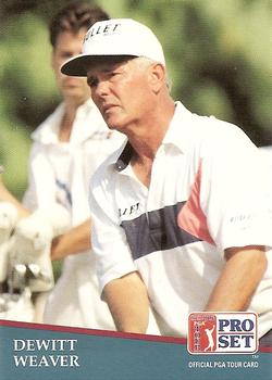 1991 Pro Set PGA Tour #261 DeWitt Weaver Front