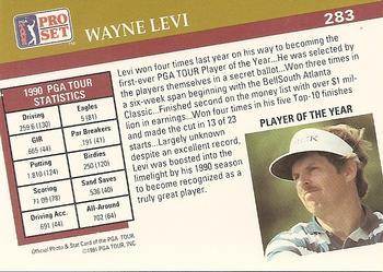 1991 Pro Set PGA Tour #283 Wayne Levi Back