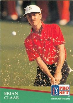 1991 Pro Set PGA Tour #5 Brian Claar Front