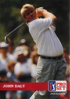 1992 Pro Set PGA Tour #10 John Daly Front