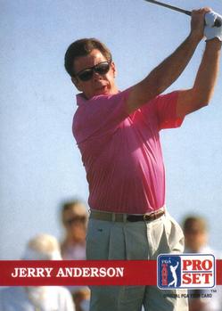 1992 Pro Set PGA Tour #172 Jerry Anderson Front