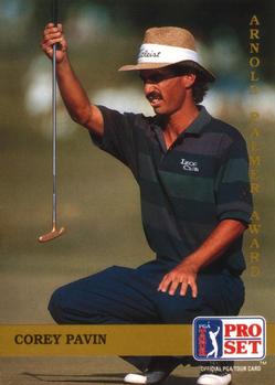 1992 Pro Set PGA Tour #185 Corey Pavin Front