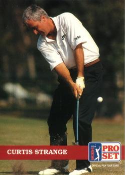 1992 Pro Set PGA Tour #45 Curtis Strange Front