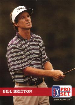 1992 Pro Set PGA Tour #83 Bill Britton Front