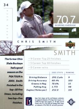 2002 Upper Deck #34 Chris Smith Back