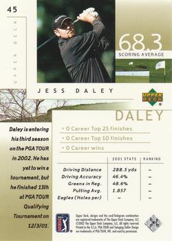 2002 Upper Deck #45 Jess Daley Back