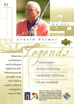 2002 Upper Deck #51 Arnold Palmer Back