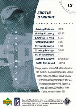2002 SP Game Used #13 Curtis Strange Back