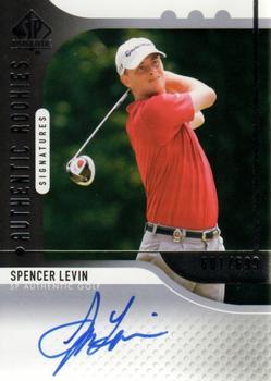 2012 SP Authentic #98 Spencer Levin Front