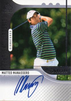 2012 SP Authentic #109 Matteo Manassero Front