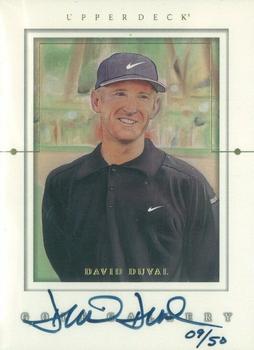 2001 Upper Deck - Gallery Autographs #GG-DD David Duval Front