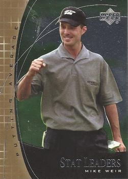 2001 Upper Deck - Stat Leaders #SL8 Mike Weir Front