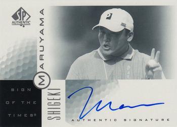 2001 SP Authentic - Sign of the Times #SM Shigeki Maruyama Front