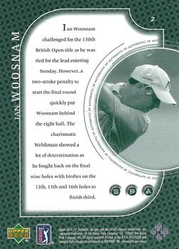 2001 Upper Deck - SP Authentic Preview #2 Ian Woosnam Back