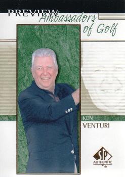 2001 Upper Deck - SP Authentic Preview #54 Ken Venturi Front
