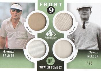 2014 SP Game Used - Front Nine Fabrics Duals #F92-AB Arnold Palmer / Byron Nelson Front