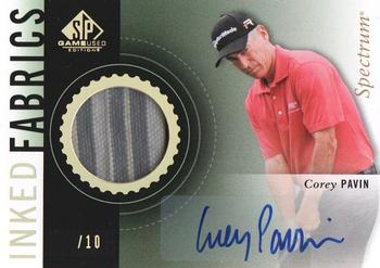 2014 SP Game Used - Inked Fabrics Spectrum #IF-CP Corey Pavin Front
