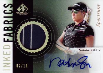 2014 SP Game Used - Inked Fabrics Spectrum #IF-NG Natalie Gulbis Front