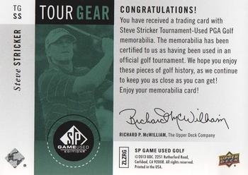 2014 SP Game Used - Tour Gear #TG-SS Steve Stricker Back