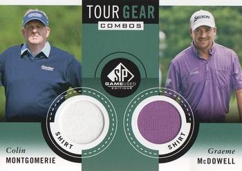 2014 SP Game Used - Tour Gear Combos #TG2-CG Colin Montgomerie / Graeme McDowell Front