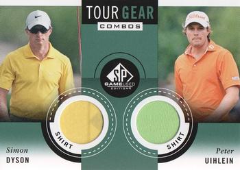 2014 SP Game Used - Tour Gear Combos #TG2UD Peter Uihlein / Simon Dyson Front